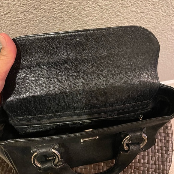 Authentic MCM Handbag with silver hardware studs - Picture 9 of 11